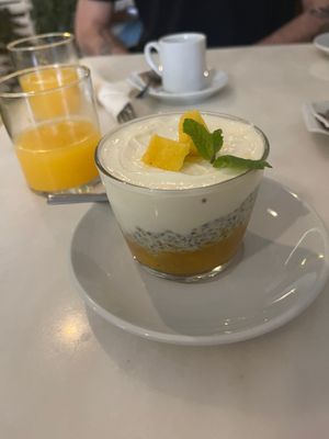 Chia pudding at Frutaria in Lisbon