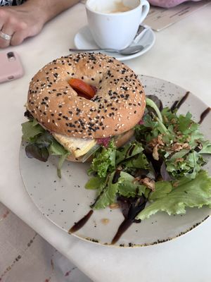 Tofu Bagel  at Frutaria in Lisbon
