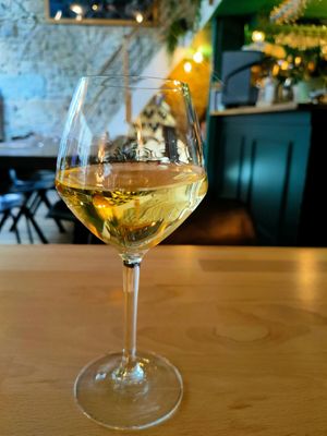 Wine at Les Mauvaises Herbes in Lyon