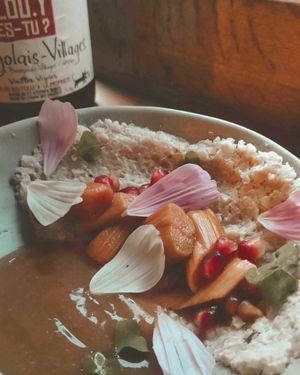 Riz au lait (dessert) at Les Mauvaises Herbes in Lyon