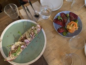 everything anything delicious at Les Mauvaises Herbes in Lyon