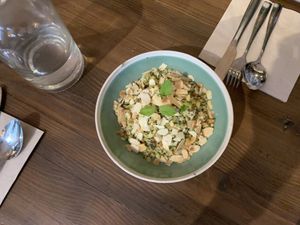 tabouleh  at Les Mauvaises Herbes in Lyon