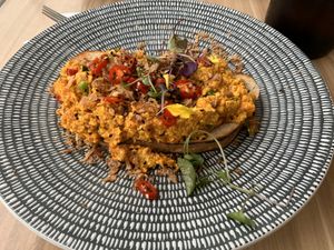 Scrambled Chilli Tofu  at Hunter Lane in Rosanna