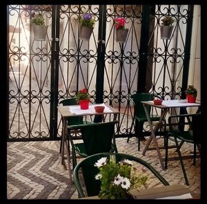 terrace at Rebaldaria in Aveiro