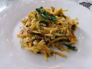 Brás de alho francés at Rebaldaria in Aveiro