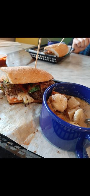 Meatball sandwich  at Local Foods - Upper Kirby in Houston