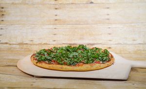 Vegan Margherita Pizza at The Thyme Pizzeria in Winnetka