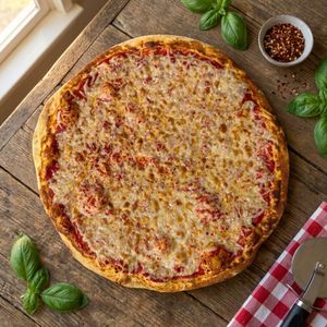 Vegan Classic Cheese Pizza at The Thyme Pizzeria in Winnetka