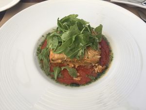 Moussaka vegana  at Puerta Verde in Lanzarote