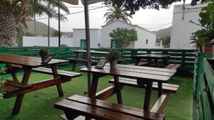 Terrace at Puerta Verde in Lanzarote
