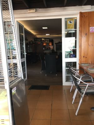 Restaurant   at Puerta Verde in Lanzarote