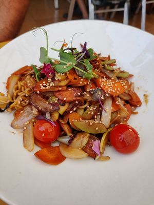 Veggie wok at Puerta Verde in Lanzarote