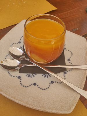 Mango puree at Puerta Verde in Lanzarote
