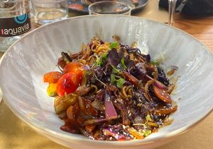 Asian noodle   at Puerta Verde in Lanzarote