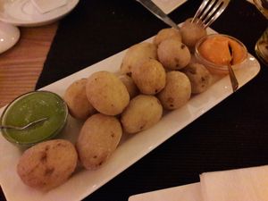 Papas arrugadas  at Puerta Verde in Lanzarote