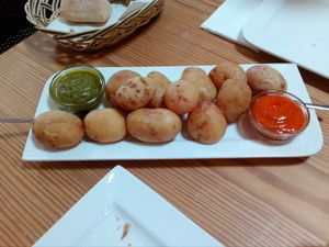 Papas con mojo at Puerta Verde in Lanzarote