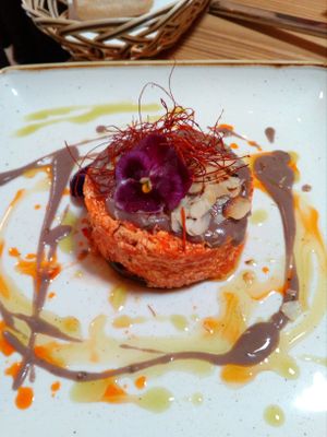 Tofu moussaka at Puerta Verde in Lanzarote