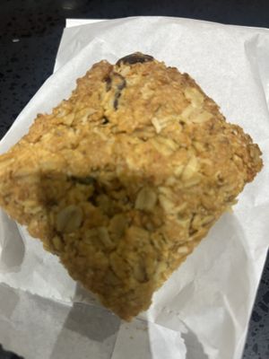 Oat square with raisins  at The Fussy Vegan - Blairgowrie in Johannesburg