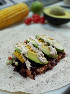 burrito wrap at The Fussy Vegan - Blairgowrie in Johannesburg