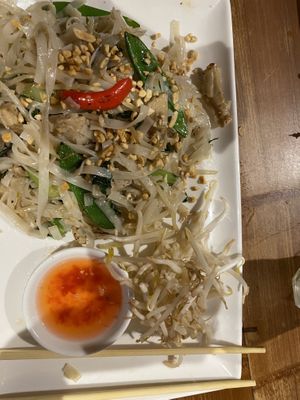 This isn’t chicken wok fried noodles  at Pho in Kingston Upon Thames