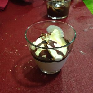 orange mousse with chocolate at Gaia in Burgos