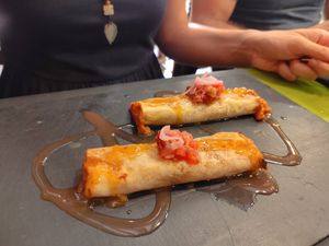 Rollitos mexicanos at Gaia in Burgos