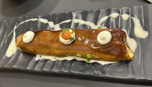 canelón de velo balsámico  at Gaia in Burgos