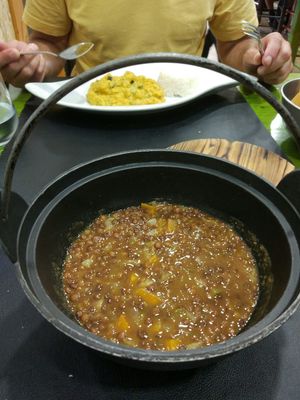 Lentil casserole at Gaia in Burgos