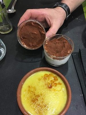 Desserts at Gaia in Burgos