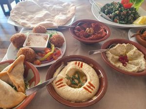 Vegan speacial at MezzaNotte in Fuengirola