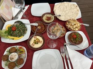 Delicious and fresh vegan options👌  at MezzaNotte in Fuengirola