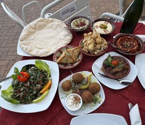 Vegan meny for 2 without grills  at MezzaNotte in Fuengirola