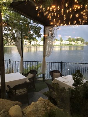 Lake view at Americana in Las Vegas