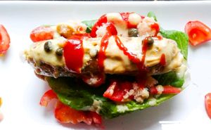 Vegan Hot Dog at Zoleah Cafe in Kingston