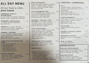 Menu - Oct 2022  at One for the Crow in Maidstone