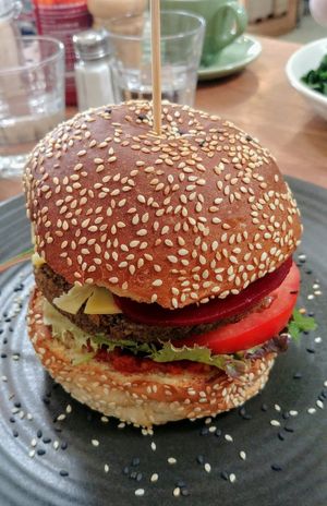 Burger at One for the Crow in Maidstone