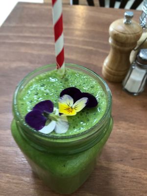 Green smoothie at One for the Crow in Maidstone