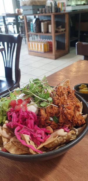 Nacho bowl at One for the Crow in Maidstone