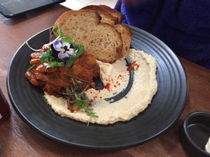 Beans with toast at One for the Crow in Maidstone