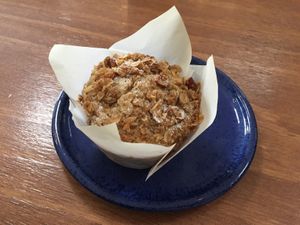 Lemon and poppyseed muffin at One for the Crow in Maidstone