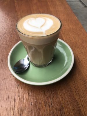 Soy latte ❤️ at One for the Crow in Maidstone