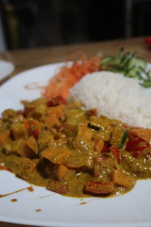 Vegetarian Curry  at Zumo Food & Drink in Banos