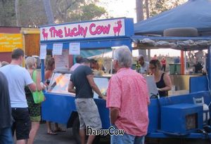 Stall at Lucky Cow in Darwin