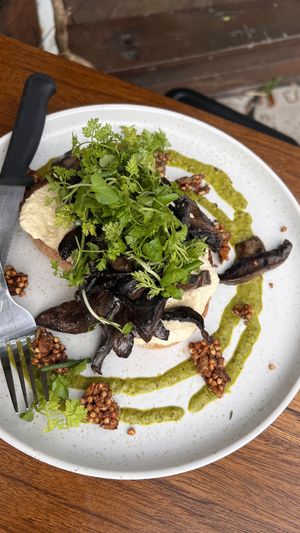 Truffle Mushroom Toast #Veganuary at Byron Bay General Store in Byron Bay