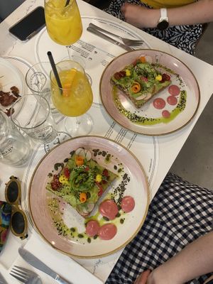 Avo toast  at Elk Bakery in Verona