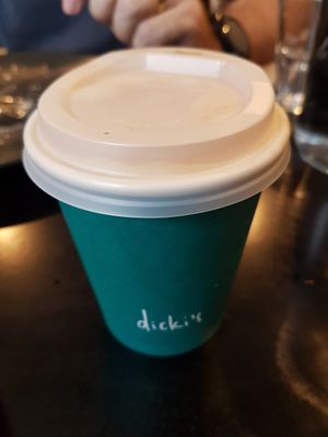 almond latte at Dicki's in New Farm