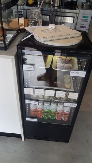 fridge at Dicki's in New Farm