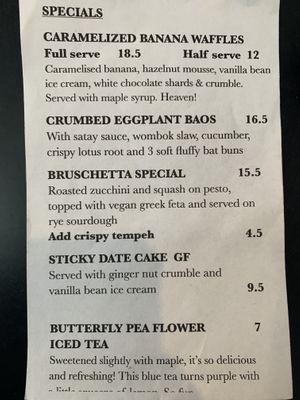 Today’s special at Dicki's in New Farm