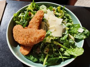 Vegan Caesar's Salad at Dicki's in New Farm