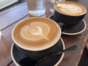 Great coffees  at Dicki's in New Farm